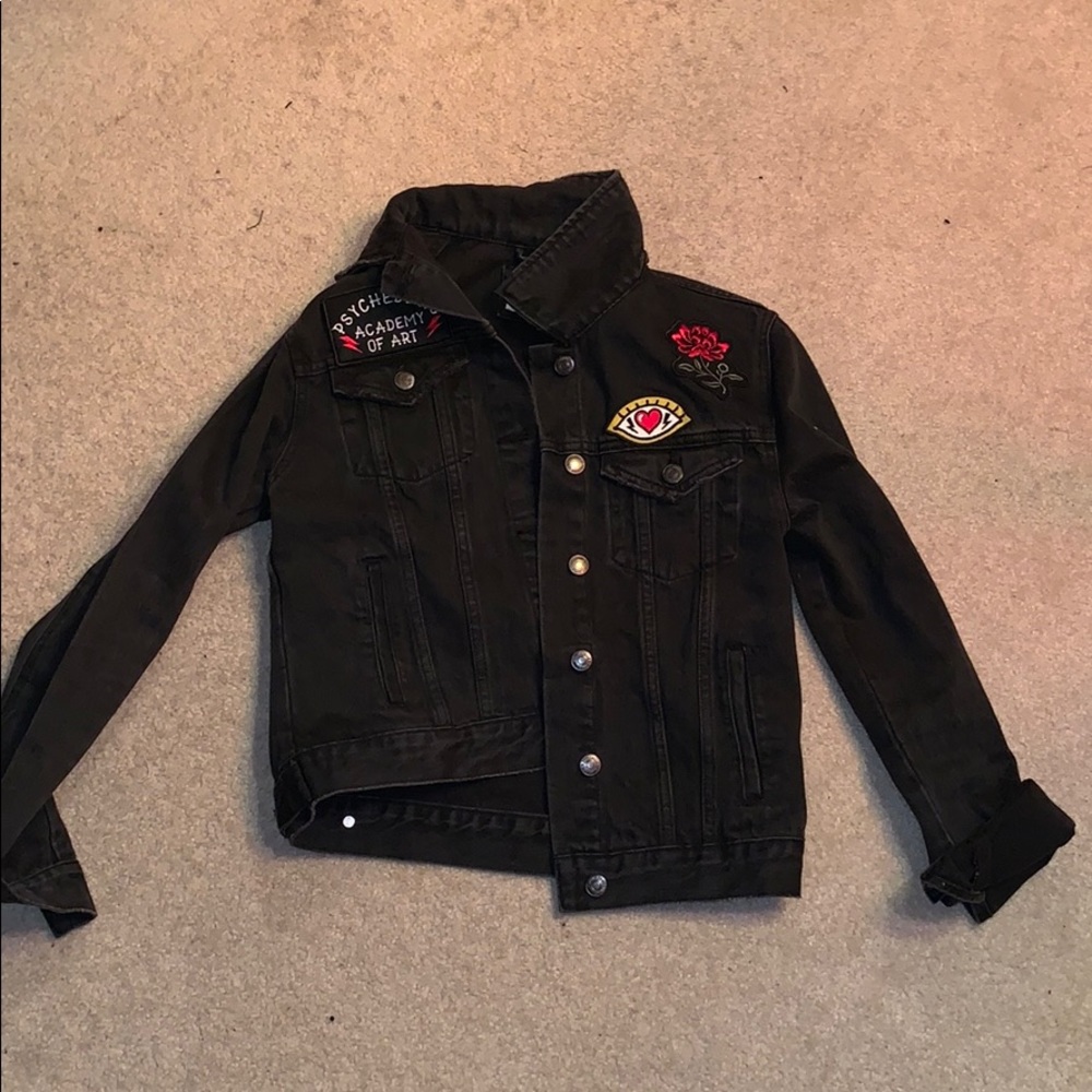Forever 21 Black jean jacket